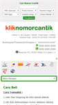 Mobile Screenshot of kliknomorcantik.com
